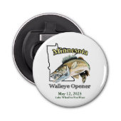 Aangepast meer/Datum Minnesota Walleye Opener (Voorkant)