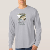 Aangepast meer/Datum Wisconsin Walleye Open T-Shir