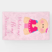 Aangepast meisje \\ jongen spandoek (Horizontaal)