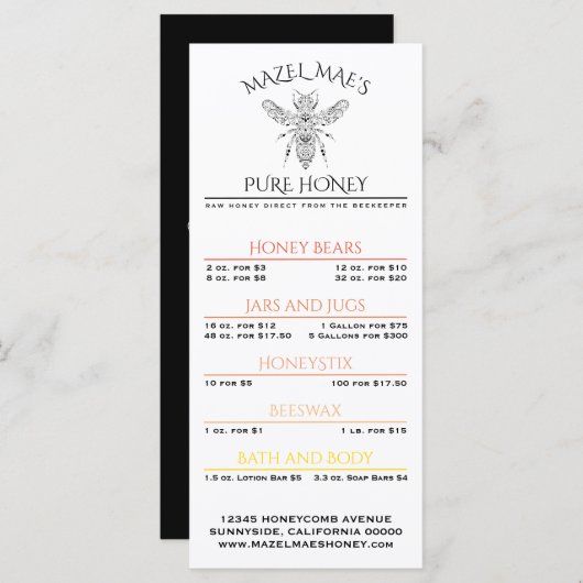 Aangepast menu Aangepaste naald (Voorkant / Achterkant)