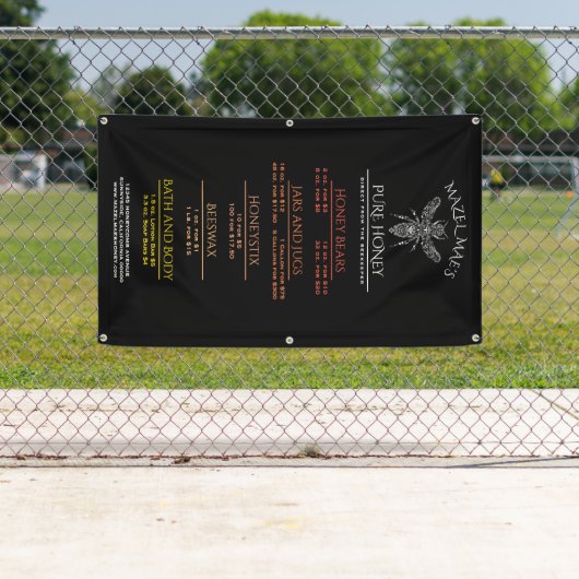 Aangepast menu Aangepaste naald Spandoek (Insitu)