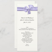 Aangepast menu Skinny Weddenstabel (Voorkant / Achterkant)