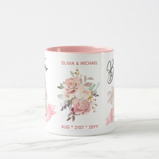 Aangepast merk bruidsmeisje voorstel bruids partij mok (Midden)