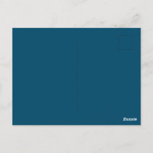Aangepast merk Oceanblauw Picture-Perfect Standaar Briefkaart