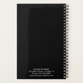 Aangepast merk Promotion Logo Black Business Planner (Achterkant)