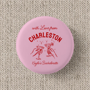 Aangepast met Liefde van Bestemming vrijgezellenfe Ronde Button 3,2 Cm