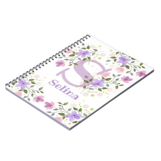 Aangepast met monogram en naam notitieboek (Linkerzijde)