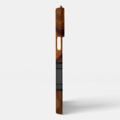 Aangepast metalen patroon met hoge rendementscurve iPhone hoesje (Rechterkant)