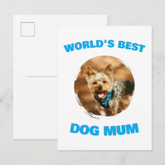 Aangepast Minimaal Beste Hond Kat Moeder Moeder Hu Aankondigingskaart