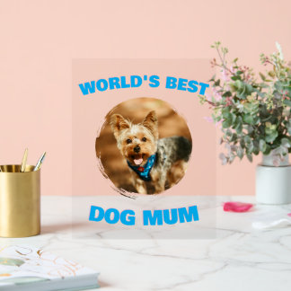 Aangepast Minimaal Beste Hond Kat Moeder Moeder Hu Acryl Bord