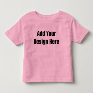 Aangepast minimaal ontwerp foto of tekst toevoegen kinder shirts