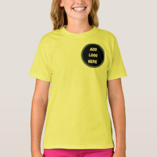 Aangepast minimaal ontwerp voeg foto of tekst toe t-shirt