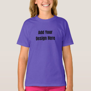 Aangepast minimaal ontwerp voeg foto of tekst toe t-shirt
