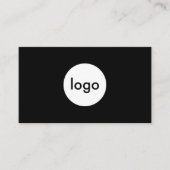 Aangepast minimalistisch Logo Visitekaartje (Voorkant)