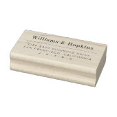 Aangepast minimalistisch professioneel retouradres 	rubberstempel (Stempel)