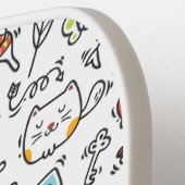 Aangepast model van het Kawaii-patroon Pickleball Paddle (Links Detail)