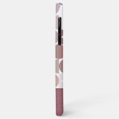 Aangepast model voor zwart roze retroArt-patroon Case-Mate iPhone Case (Achterkant/links)