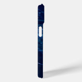 Aangepast modern Abstract blauw Case-Mate iPhone Case (Achterkant / Rechts)
