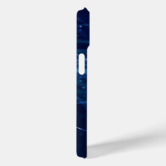 Aangepast modern Abstract blauw Case-Mate iPhone Case (Achterkant / Rechts)