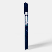 Aangepast modern Abstract blauw Case-Mate iPhone Case (Achterkant / Links)
