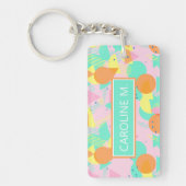 Aangepast Modern Abstract Geometrisch Hip 50s Patr Sleutelhanger (Voorkant)