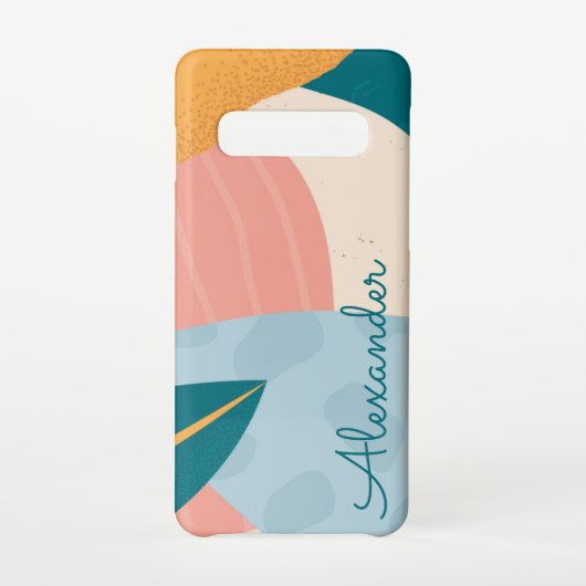 Aangepast modern Abstract lebbudget Samsung Galaxy Hoesje (Achterkant)