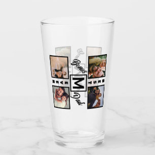 Aangepast modern bonus pa Stepdad 4 Foto Collage Glas