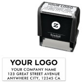 Aangepast modern Gealigneerd Collectief Adres van  Zelfinktende Stempel (In situ)