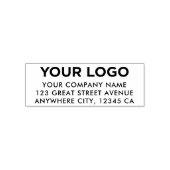 Aangepast modern Gealigneerd Collectief Adres van  Zelfinktende Stempel (Design)