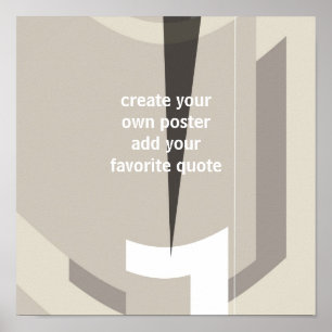 aangepast modern poster voeg uw eigen offerte toe