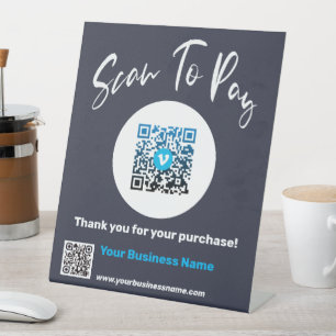 Aangepast modern salaris hier reclamebord met voetstuk