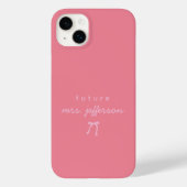 Aangepast Modern Script Bruid | Bachelorette Feest Case-Mate iPhone Case (Achterkant)