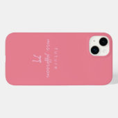 Aangepast Modern Script Bruid | Bachelorette Feest Case-Mate iPhone Case (Achterkant (horizontaal))