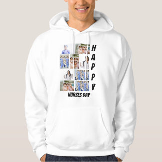 Aangepast modern zurgen Dag 9 Fotocollage Hoodie