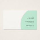 Aangepast moderne kalligrafie Sjabloon Mint Green