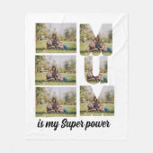 Aangepast moederdag 6 Fotocollage Fleece Deken (Voorkant)