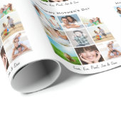 Aangepast Moederdag fotopapier Cadeaupapier (Rol Hoek)