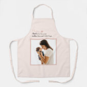 Aangepast Moederdag Schort met Foto & Hart (Voorkant)