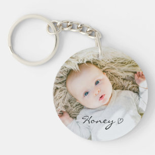 Aangepast moedsdagcadeau, persoonlijke foto-sleute sleutelhanger