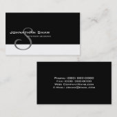 Aangepast monogram 5 visitekaartje (Voorkant / Achterkant)