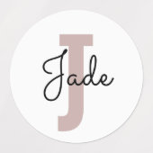 Aangepast Monogram Cadeau voor Namen beginnend met Labels (Design 1)