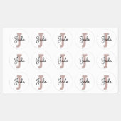 Aangepast Monogram Cadeau voor Namen beginnend met Labels (Vel)