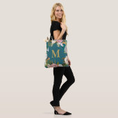 Aangepast monogram canvas tas, geverfd draagtas (Op model)