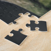 Aangepast monogram D is voor Dinosaur schattige T Legpuzzel (Zijkant)