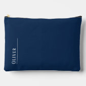 Aangepast monogram, donker marineblauw etui (Voorkant)