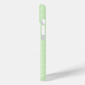 Aangepast monogram en geometrisch kleurenpatroon Case-Mate iPhone case (Achterkant / Links)