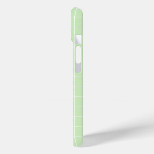 Aangepast monogram en geometrisch kleurenpatroon Case-Mate iPhone case (Achterkant / Links)