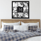 Aangepast monogram fotocollage Canvas (Insitu (Slaapkamer))