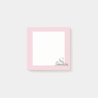 aangepast monogram gepersonaliseerd post-it® notes