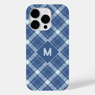 Aangepast Monogram geruit / Tartan Patroon Case-Mate iPhone 14 Pro Hoesje